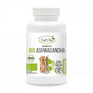 Ashwagandha BIO tabletki 500mg (100 tabl.)